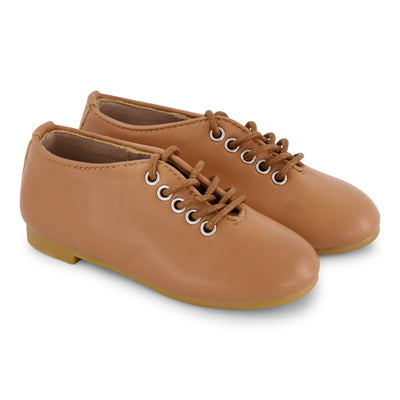 Zeebra Kids Classic Lace Ups - Camel