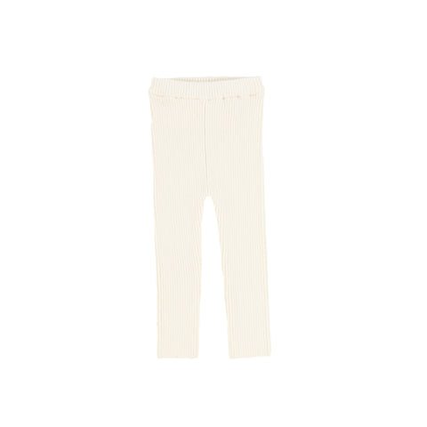 Lil Legs Knit Leggings - Cream