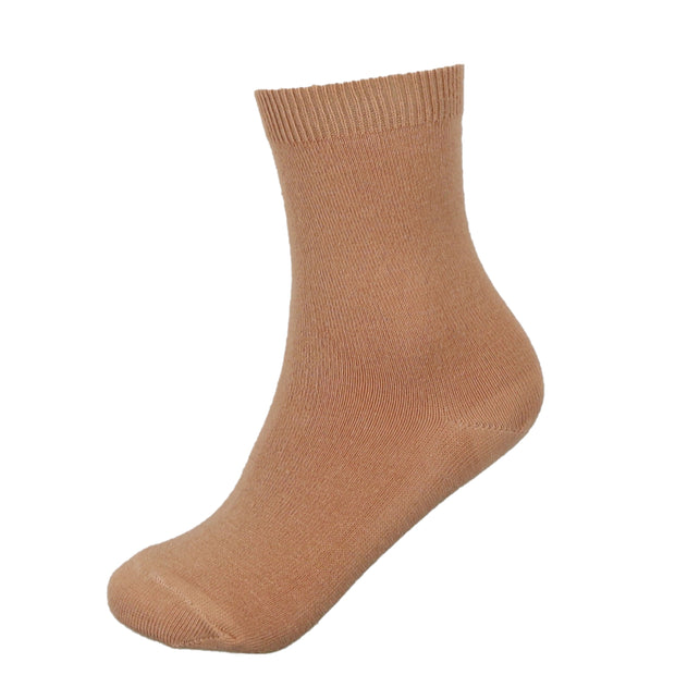 JRP Basic Classic Solid Midcalf Socks - Cinnamon