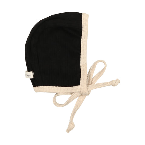 Lil Legs Classic Pajama Bonnet - Black