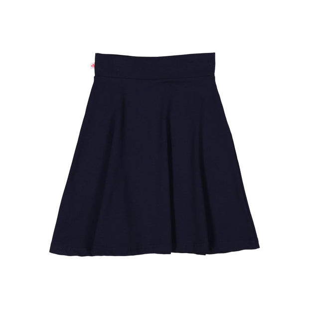 Three Bows Girls Classic Camp Skirt - Navy