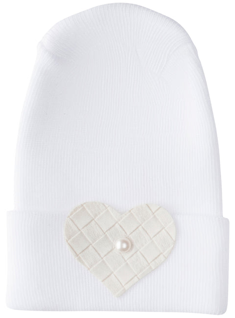 Adora Hospital Hat Baby Gift - Cream Heart