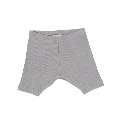 Lil Legs Ribbed Shorts - Dark Grey