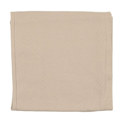 Lilette Dotted Pointelle Blanket - Sand