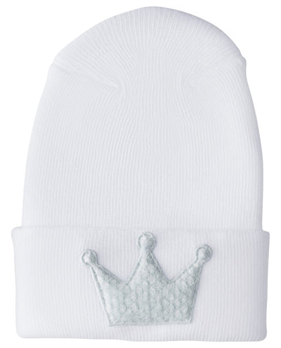 Adora Hospital Hat Baby Gift - Misty Blue Fuzzy Crown
