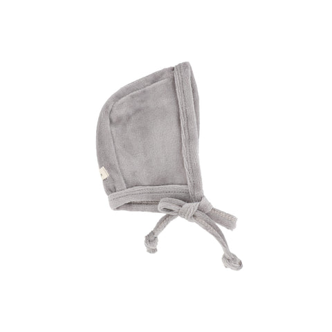 Lil Legs Classic Velour Bonnet - Grey