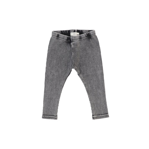 Lil Legs Ribbed Leggings - Grey Wash