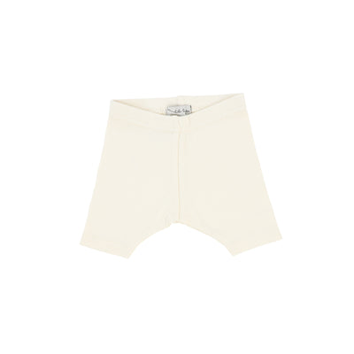 Lil Legs Ribbed Shorts - Ivory