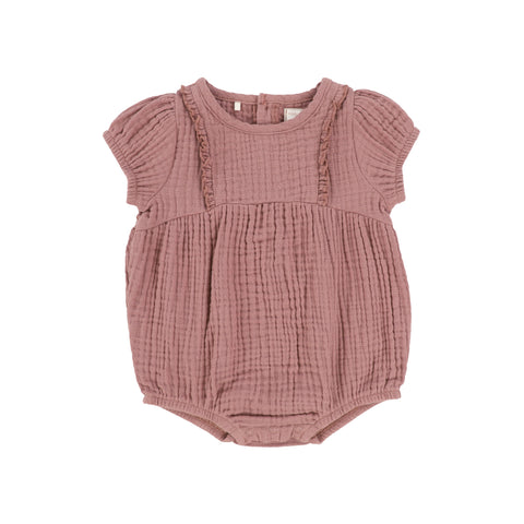 Analogie Gauze Girls Romper - Mauve