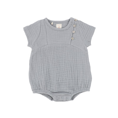 Analogie Gauze Boy Romper - Sapphire