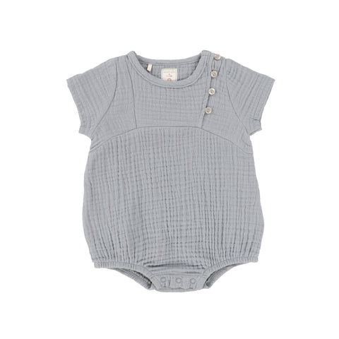 Analogie Gauze Boy Romper - Sapphire