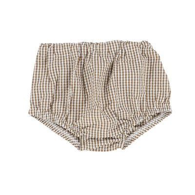 Analogie Gingham Bloomers - Caramel