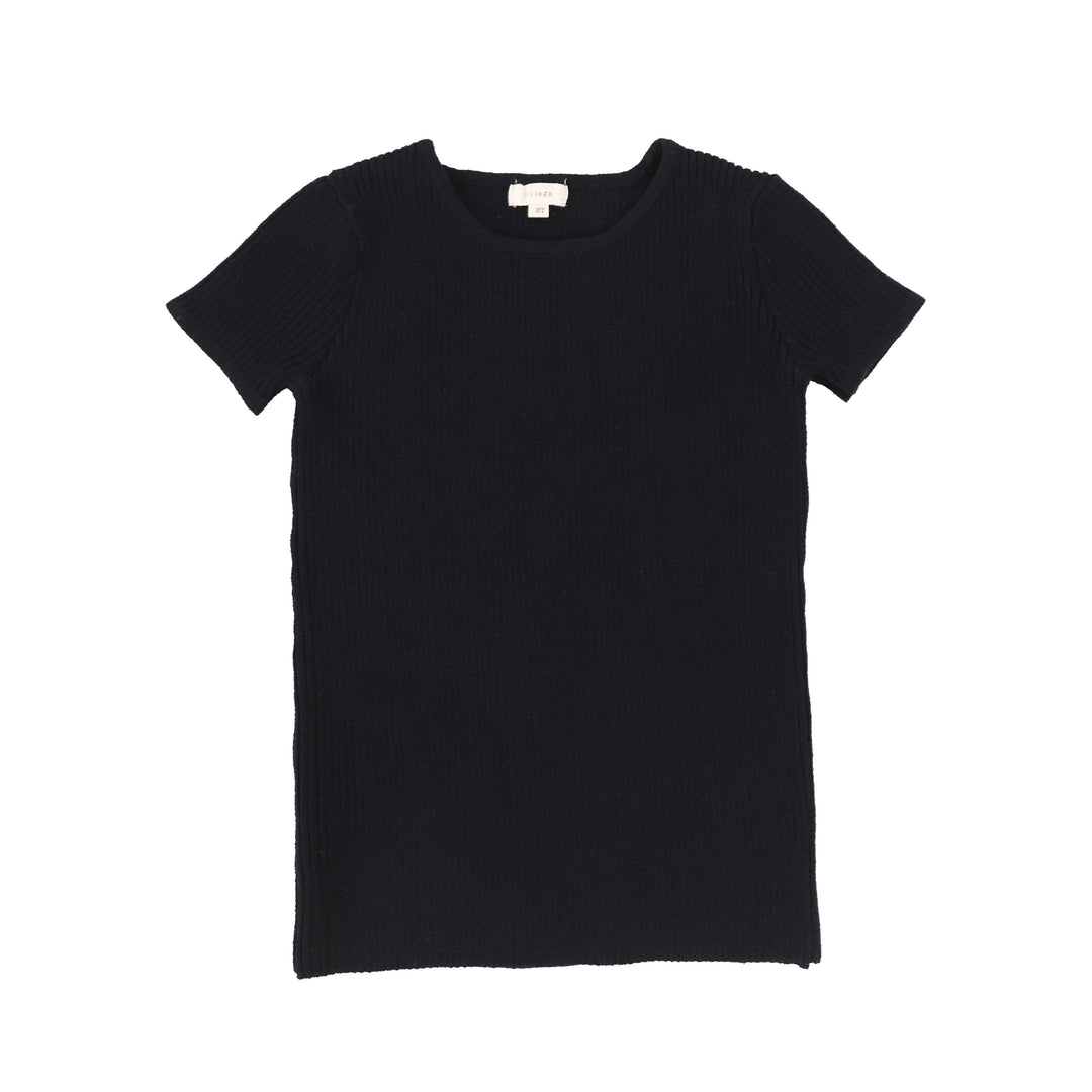 Lil legs Knit Crewneck - Black Lil legs Knit Crewneck - Black