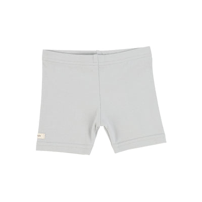 Lil Legs Biker Shorts - Light Grey