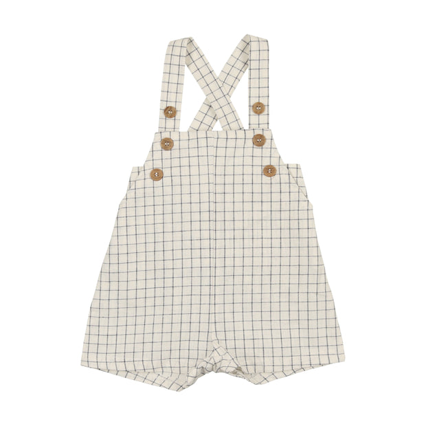 Analogie Linen Overalls - Blue Check