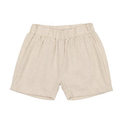 Analogie Linen Pull On Shorts - Oat Stripe