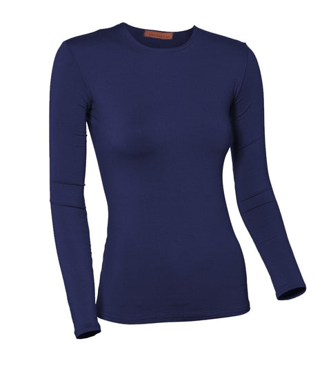 PB&J Ladies Lycra Long Sleeve Shell - Royal Blue