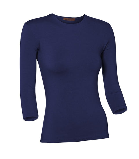 PB&J Ladies Lycra 3/4 Sleeve Shell - Royal Blue