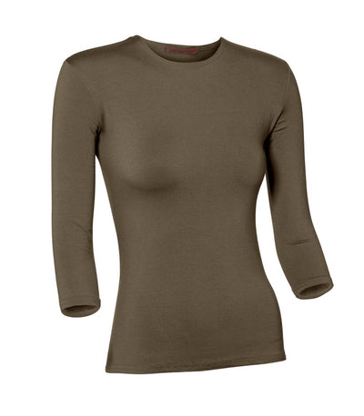 PB&J Ladies Lycra 3/4 Sleeve Shell - Steel