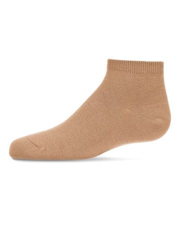 Memoi Bamboo Ankle Socks - Camel MK-6066