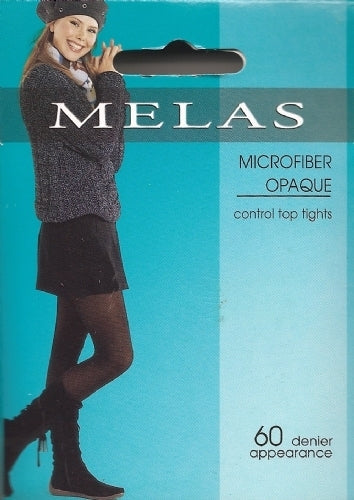 Melas Microfiber Opaque Control 60 Denier Tights - Dark Navy AT-636