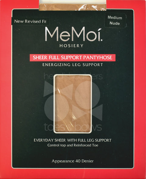 Memoi Full Support 40 Denier Sheer Stockings - Honey MS-620
