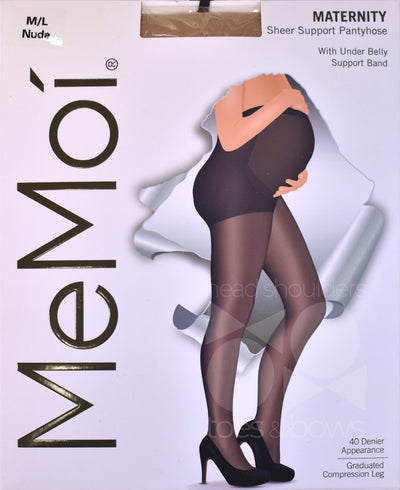 Memoi Maternity 40 Denier Support Stockings MA-402