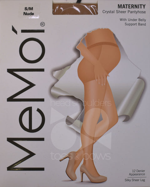 Memoi Maternity 12 Denier Sheer Stockings MA-401 – Head Shoulders Toes &  Bows