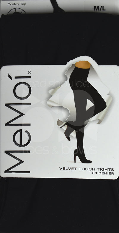 Memoi Ladies Velvet Touch 80 Denier Opaque Tights MO-313