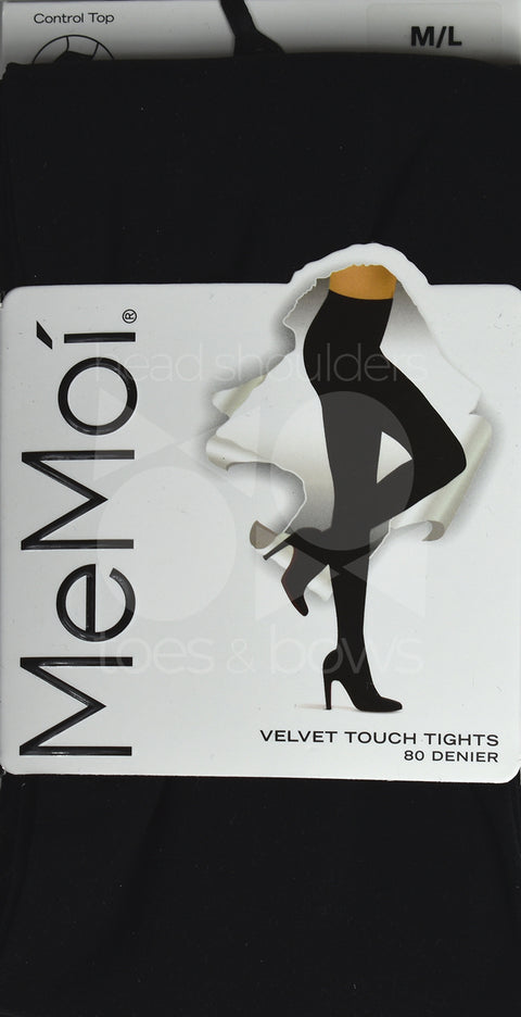 Memoi Ladies Velvet Touch 80 Denier Opaque Tights MO-313 – Head