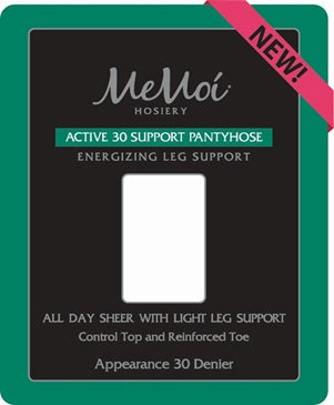 Memoi Active 30 Denier Support Pantyhose - Honey MS-655