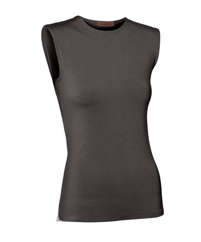 PB&J Ladies Modal Sleeveless Shell - Dark Gray