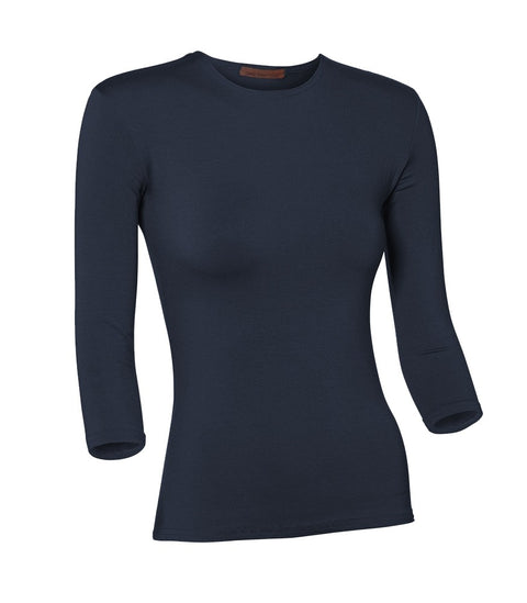 PB&J Ladies Modal 3/4 Sleeve Shell - Midnight