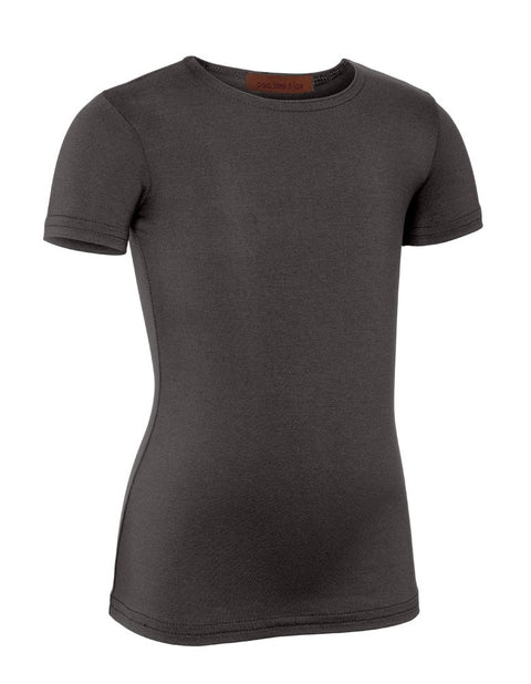 PB&J Girls Modal Short Sleeve Shell - Gray