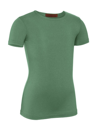 PB&J Girls Modal Short Sleeve Shell - Green