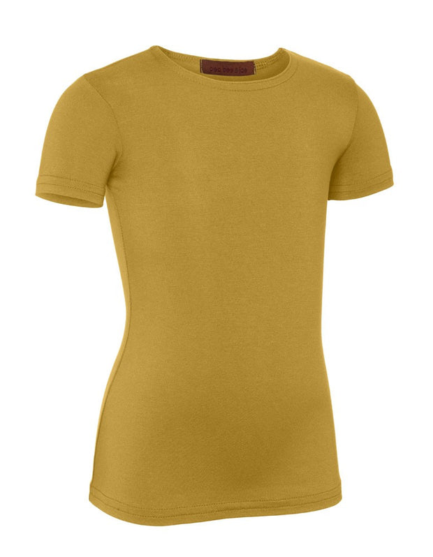 PB&J Girls Modal Short Sleeve Shell - Mustard