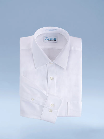 Adonis "Original" Non-Iron Cotton Men's Dress Shirt - Long Sleeve