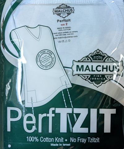 Malchut Boys Perftzit Undershirt Tzitzit