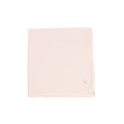 Lillette Ribbed Classic Blanket - Pale Pink