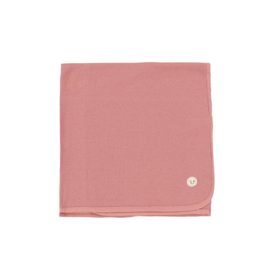 Lillette Ribbed Classic Blanket - Peachy Pink