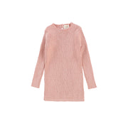 Analogie Long Sleeve Knit Sweater - Pink