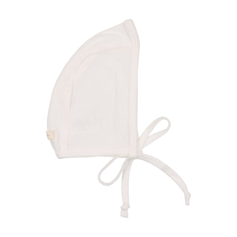 Lilette Pointelle Bonnet - Winter White