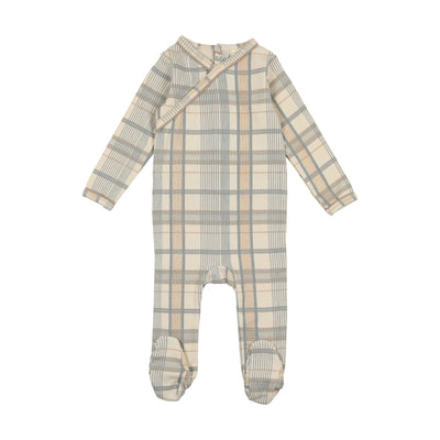 Lil Legs Plaid Footie - Plaid