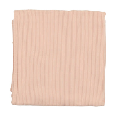 Lilette Ribbed Blanket - Peach