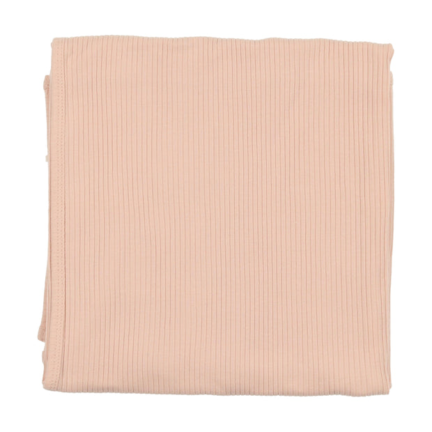Lilette Ribbed Blanket - Peach