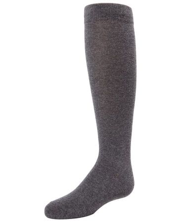 Spot-On Basics Girls Basic Solid Knee Socks - Charcoal SP-1019