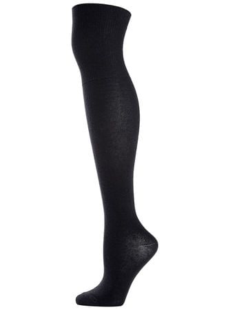Spot-On Basics Thigh High Over-the-Knee Socks - Black SP-10570