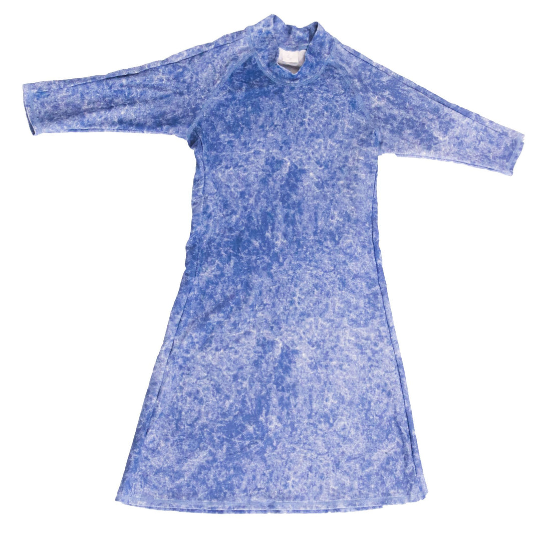 Dacee Denim Wash 1-Piece Swim Coverup Dress