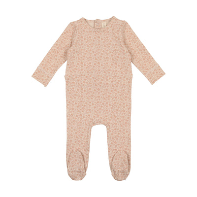 Lilette Signature Floral Footie - Roseberry