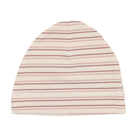 Lilette Signature Stripe Beanie - Roseberry